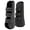 Black, variant on Jeffers Uniquely English Open Front Tendon for Horses, Pair, Medium - Ventilated Neoprene Horse Leg Protection for Tendons & High Impact Support, Jumping & Competition Riding Equine Boots - Brown