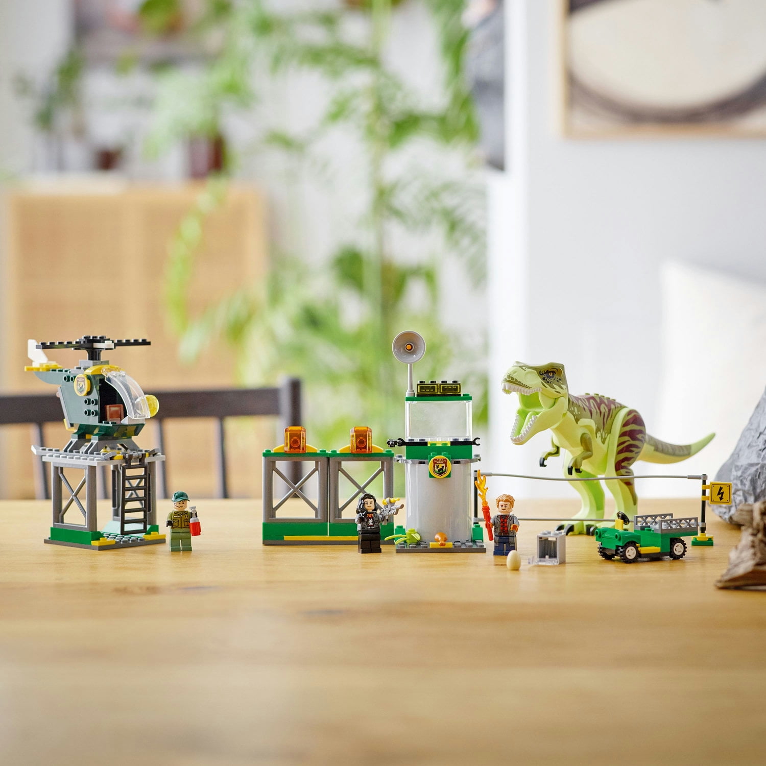 LEGO Jurassic World T. rex Dinosaur Breakout 76944 Building Toy Set (140 Pieces)