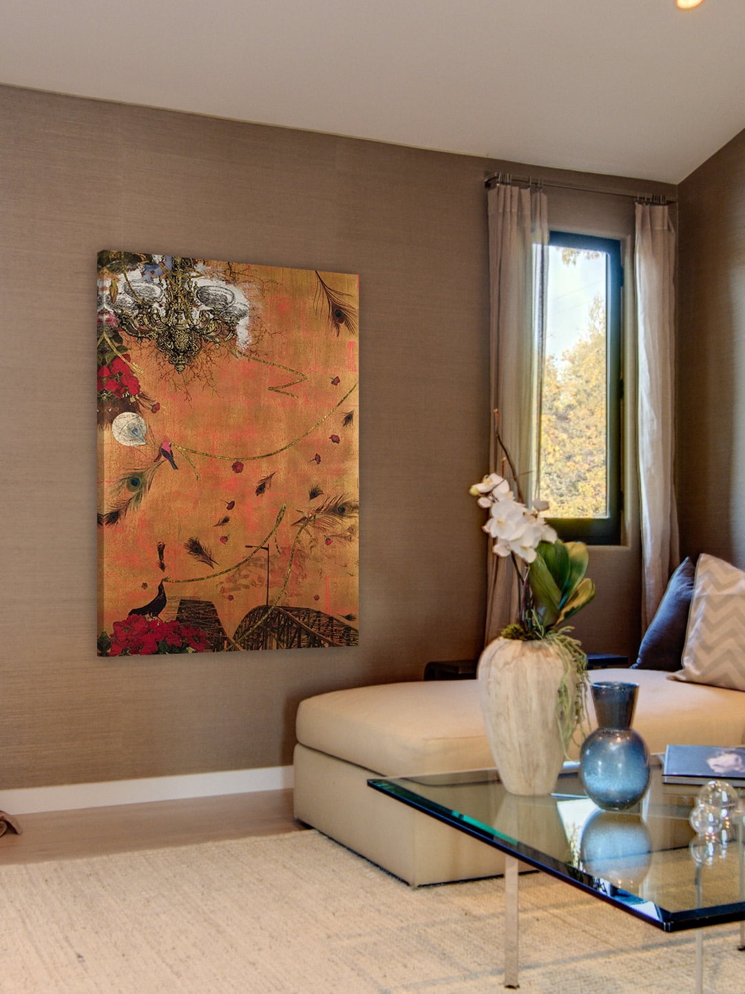 Marmont Hill "Southern Winds" by Tracy Silva Barbosa Painting Print on Canvas