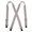 Beige, variant on CTM Elastic Clip-End Undergarment Suspenders (Men)