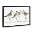 thumbnail image 3 of Stupell Industries Farmhouse Sand Pipers Gathered Black Floating Frame Canvas Art, 25 x 17, by Petals Prints Design, 3 of 8