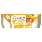 Happy Baby Organics Baby's First Banana & Sweet Potato Whole Milk Yogurt, 1.76 oz. 6pk
