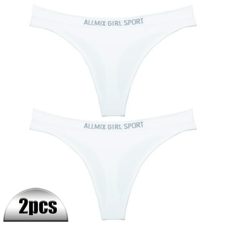 Warm Color Women Panties Cotton Thong G String Letters Low Waist Panty Women Briefs Underpants Girls Fitness Underwear