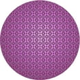 thumbnail image 1 of Ahgly Company Machine Washable Indoor Square Transitional Medium Violet Red Pink Area Rugs, 3' Square, 1 of 7