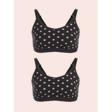 The Blake - Gathered-Front Comfort Nursing Bra 2-Pack
