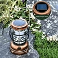 thumbnail image 4 of Retro Solar Camping Light, Rechargeable, 2 Modes, 7-12h Runtime, Phone Charger, for Outdoor Emergency, 2 Colors, Portable, 4 of 9