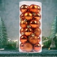 thumbnail image 2 of PONPRNGY Christmas Balls Christmas Tree Decoration Ornaments Shatterproof Hanging Balls for Birthday Xmas Holiday Wedding Decorations Set of 24pcs, 2 of 5