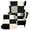 Black White Geometric Pattern, variant on SEANATIVE Anti-slip Wingback Chair Slipcover 2 Piece Wing Chair Cover Soft Armchair Cover Washable Stain-Resistant Dust-Proof Furniture Protector with Elastic Bottom, Eucalyptus Leaf Green Beige