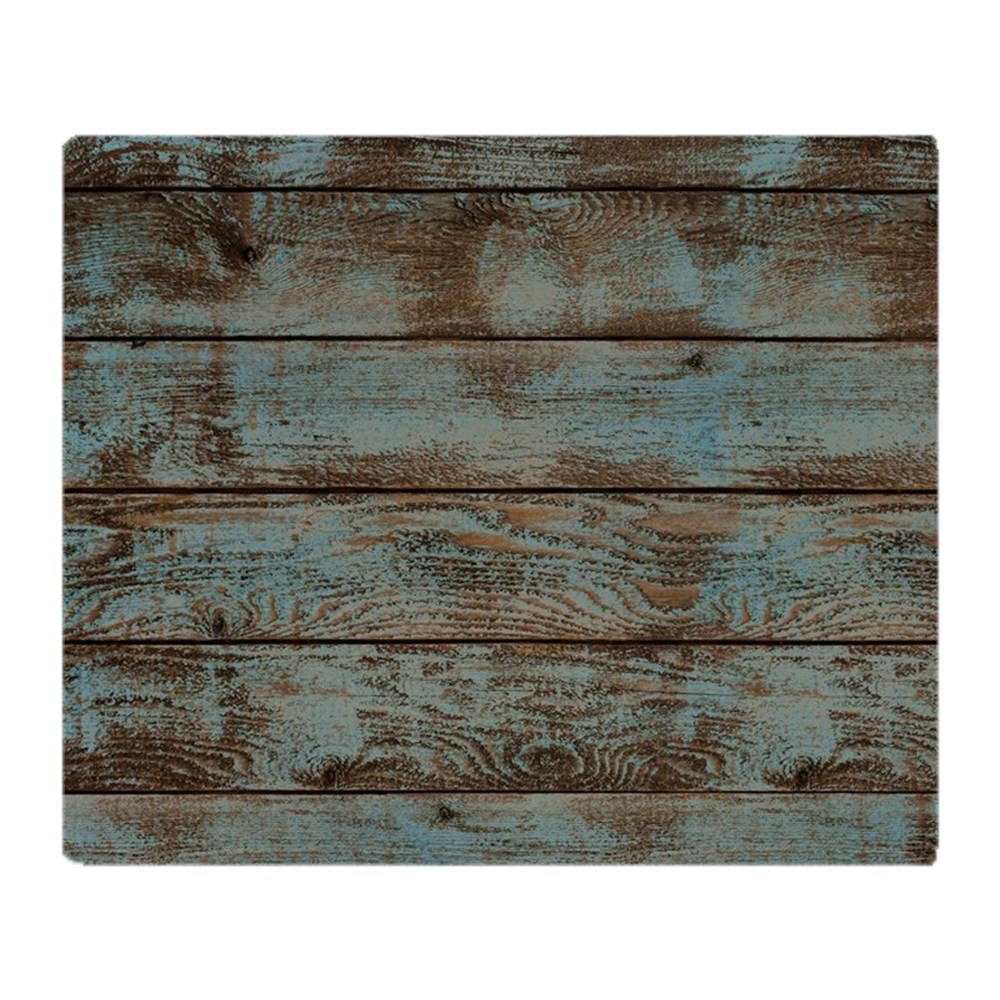 CafePress Rustic Western Turquoise Barn Wood Soft Fleece Throw