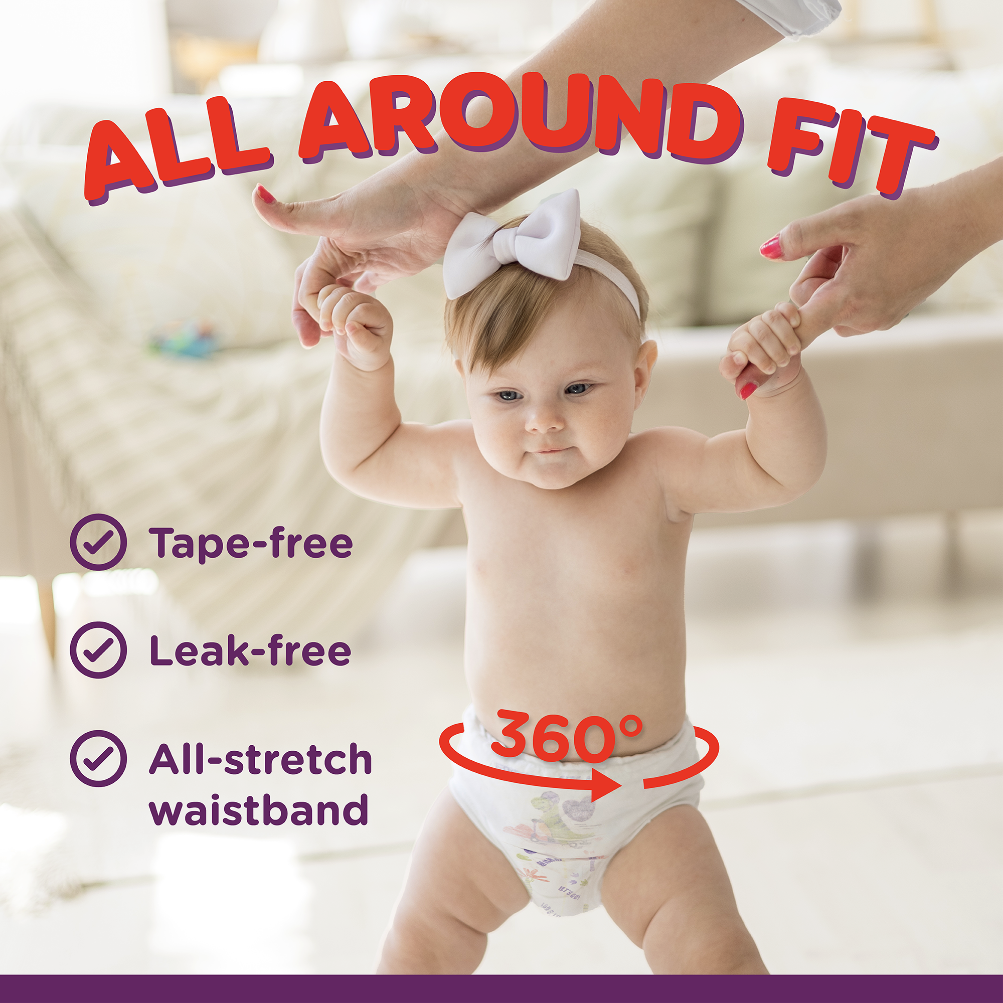 Pañal Tipo Pantalón Parent's Choice Explorer 360 Active Fit, Talla 6, 42 Piezas 3