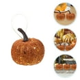 thumbnail image 4 of FRCOLOR 12Pcs Fake Orange Pumpkins Artificial Foam Fall Harvest Decorations for Indoor Display, 4 of 7
