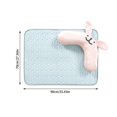 thumbnail image 2 of Mat with Detachable Bunny Ice Silk Pad for Medium Large Washable Portable Summer Bed, 2 of 4