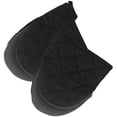 thumbnail image 1 of SHAR Mini Oven Mitts, 2 Pack 500 Degree Heat Resistant Short Oven Mitts to protect hands with non-slip surfaces and a hanging loop for cookware/bakeware., 1 of 5