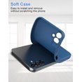 thumbnail image 6 of for Samsung Galaxy A14 5G Case, Thin TPU Silicone Cover with Camera Protection Soft Interior Slim Flexible Phone Case for Galaxy A14 5G - Blue, 6 of 7