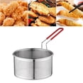 thumbnail image 4 of Fryer Basket Kitchen Tool Mesh Basket Colander for Restaurant Mesh Basket Kitchen Cooking M, 4 of 9