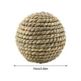 thumbnail image 4 of Qiilu Natural Wild Vetch Toy Playing Ball Parrot Rabbit Chewing Exercise Toys Training Tool 10cm, Rabbit Toy, Parrot Toys, 4 of 8