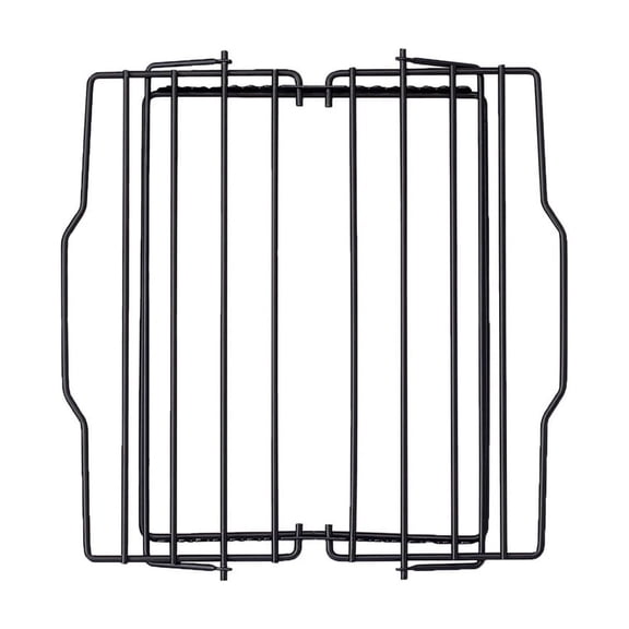 HIC Kitchen Roasting Adjustable Baking Rack, Nonstick-Coated Steel, Adjusts to 7 Different Positions, 11.5 x 10.5 x 0.5-Inches