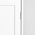 thumbnail image 3 of Small Bathroom Storage Cabinet, Floor Cabinet with 4 Large Drawers and 1 Cupboard, Freestanding Compact Floor Towel Cabinet for Bathroom, Laundry Room, Entryway and Bedroom, White, 3 of 10