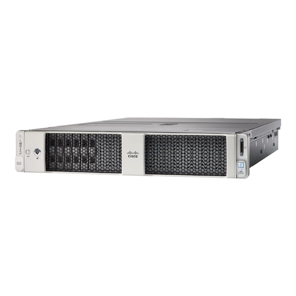 Cisco Barebone System, 2U Rack-mountable, Intel C620 Chipset, 2 x Processor Support