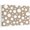 Brown, variant on 10"x8" White Polka Dots Canvas Wall Art for Living Room, Modern Round Spotted Canvas Texture Steel Blue Poster Print Painting for Nightstand Bathroom Collage Decoration Wall Pictures Prepare To Hang