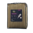thumbnail image 3 of Serta Polyester Fabric Fleece to Sherpa Heated Electric Throw in Brown, 3 of 5