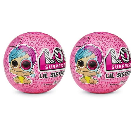 L.O.L. Surprise Series 4 Eye Spy Lil Sisters 2pk Wave 2 Yellow Diapers Doll LOL Figure MGA
