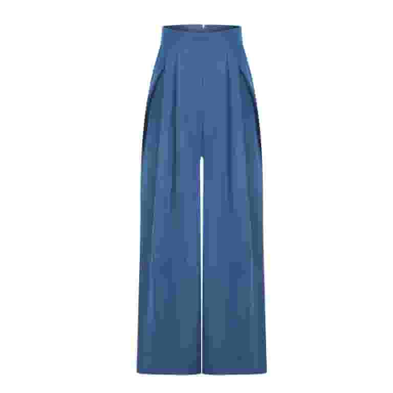 【お買い得!】 Ruched Color Solid Pants Leg Wide Loose Pants Womens Fit Clothing