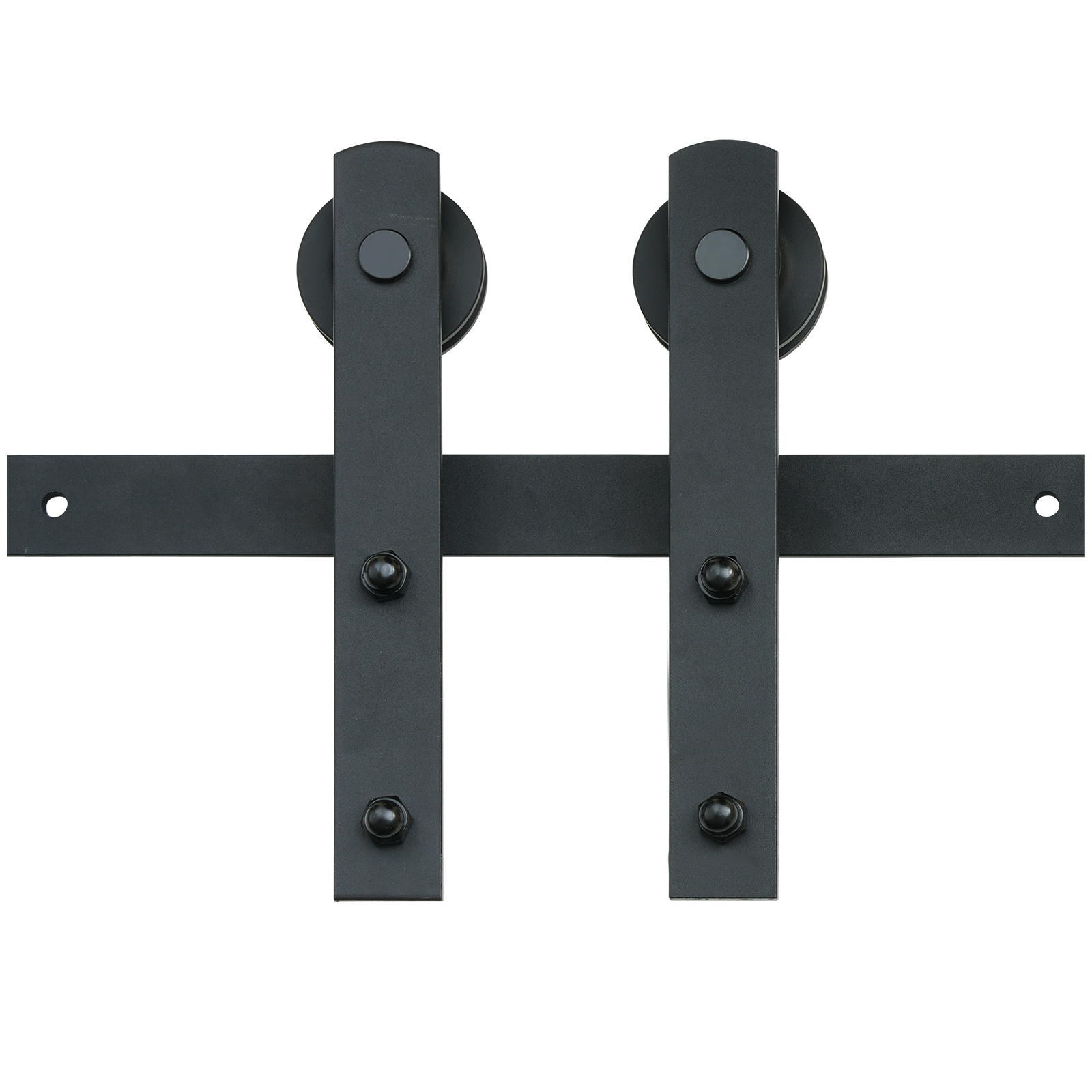 BENTISM 10 ft, 118.1'' x 1.5'' x 0.2'' Sliding Barn Door Hardware Kit