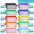 thumbnail image 3 of Bolsa de malla con cremallera Leelosp, 80 unidades, nailon a granel para el regreso a la escuela, 3 of 7