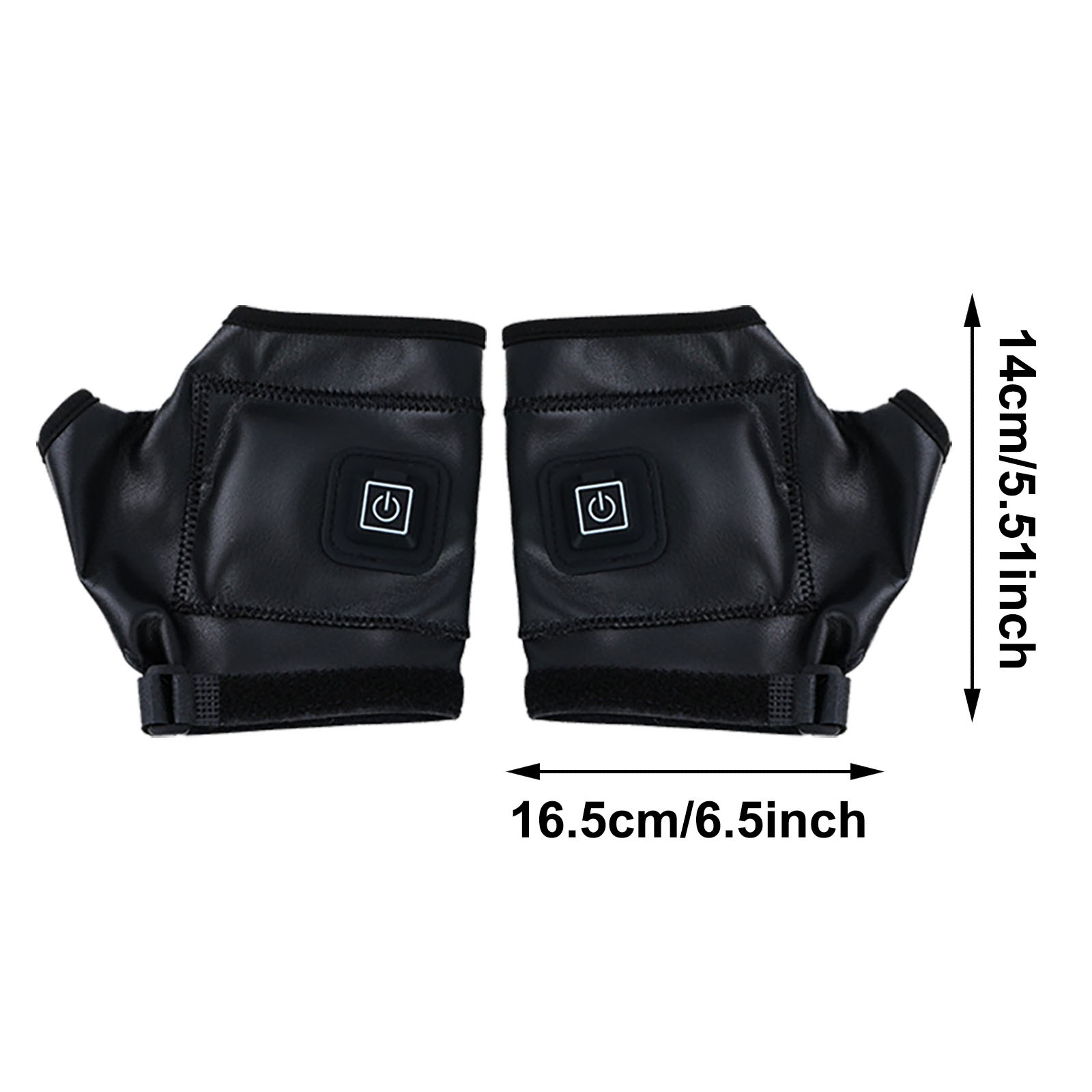 Rechargeable Heated Gloves for Women Men Smart Thermostatic Control Electric Heating Fingerless Gloves Portable Hand Warmer for Outdoor Work Winter Cycling Skiing Hiking Camping and Cold Weather