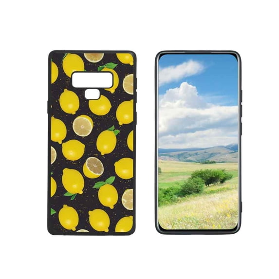 Compatible with Samsung Galaxy Note 9 Phone Case, Lemons-61 Case Men Women, Flexible Silicone Shockproof Case for Samsung Galaxy Note 9