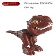 thumbnail image 2 of Juguetes para Morder los Dedos con Forma Huevo Dinosaurio para Niños, Simulación Tiranosaurio, Dinosaurio Tiranosaurio, Juguetes Divertidos para Niños, Color Marrón Oscuro, 2 of 8