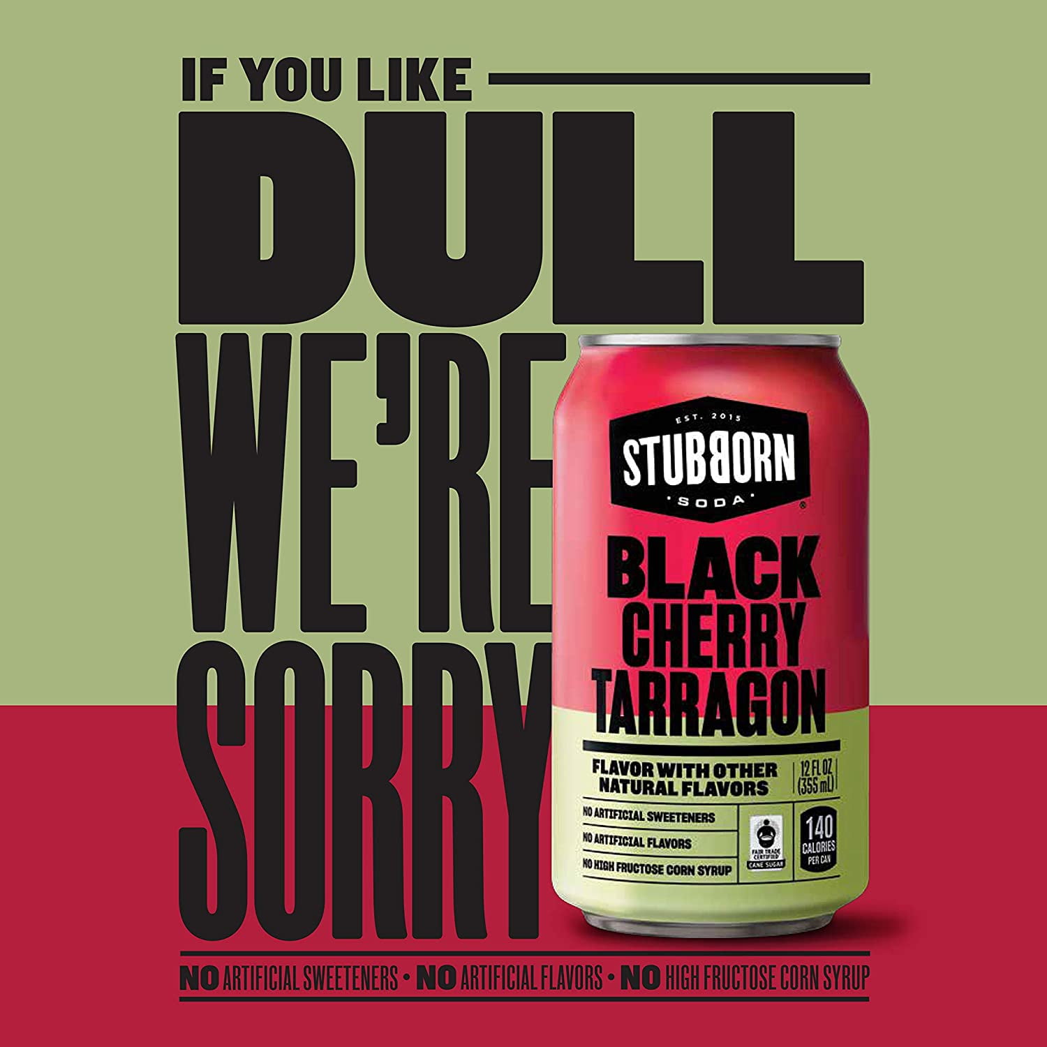 Stubborn Soda Variety Pack, 12 oz Cans, 12 Count
