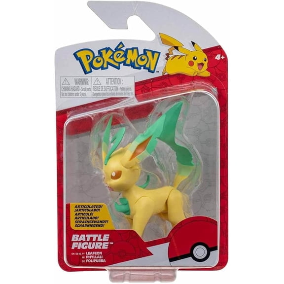 Pokemon Leafeon Battle Figure 3 In Jazwares