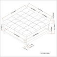 thumbnail image 5 of Atlin Designs Ottomane de Table Basse Transitionnelle en Similicuir, Satin Crème, 5 of 5