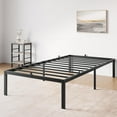thumbnail image 3 of PIONEERWORKS 14 Inch Twin Bed Frame with Storage,Metal Platform Twin Bed Frame No Box Spring Needed Steel Slat Support Easy Assembly, 3 of 7