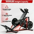 thumbnail image 4 of Syedee Compact Leg Sled Machine, Leg Press Machine Capacity 1000lbs, Hack Squat Machine Combo, Calf Raise Home Gym, 4 of 9
