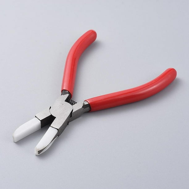 Toothless needle nose clearance pliers