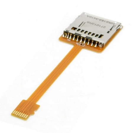 Xiwai Cable Micro SD TF Memory Card Kit Male to SD Female Extension Soft Flat FPC Cable Extender 10cm