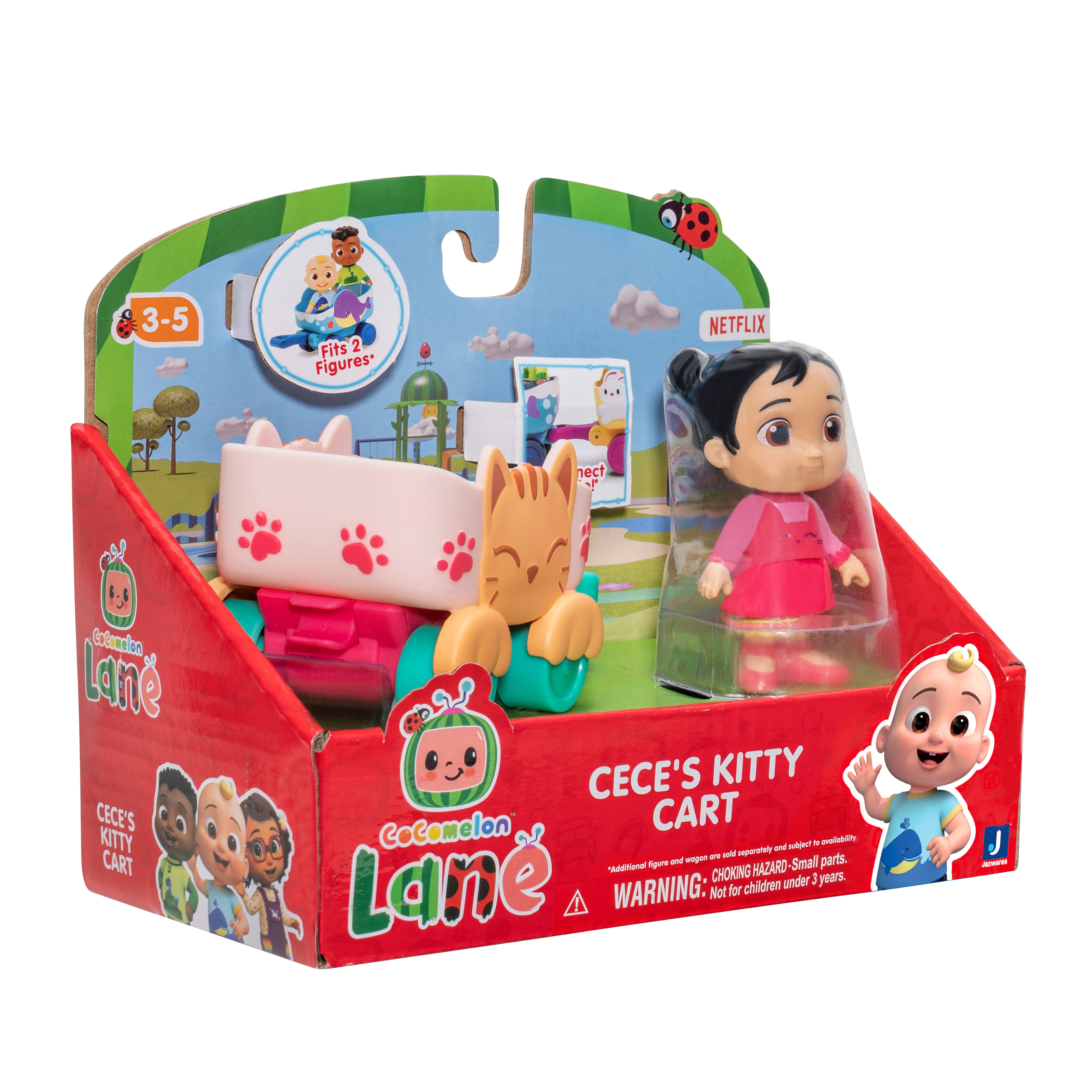 CoComelon Lane CeCe's Kitty Cruiser - Features CeCe and a