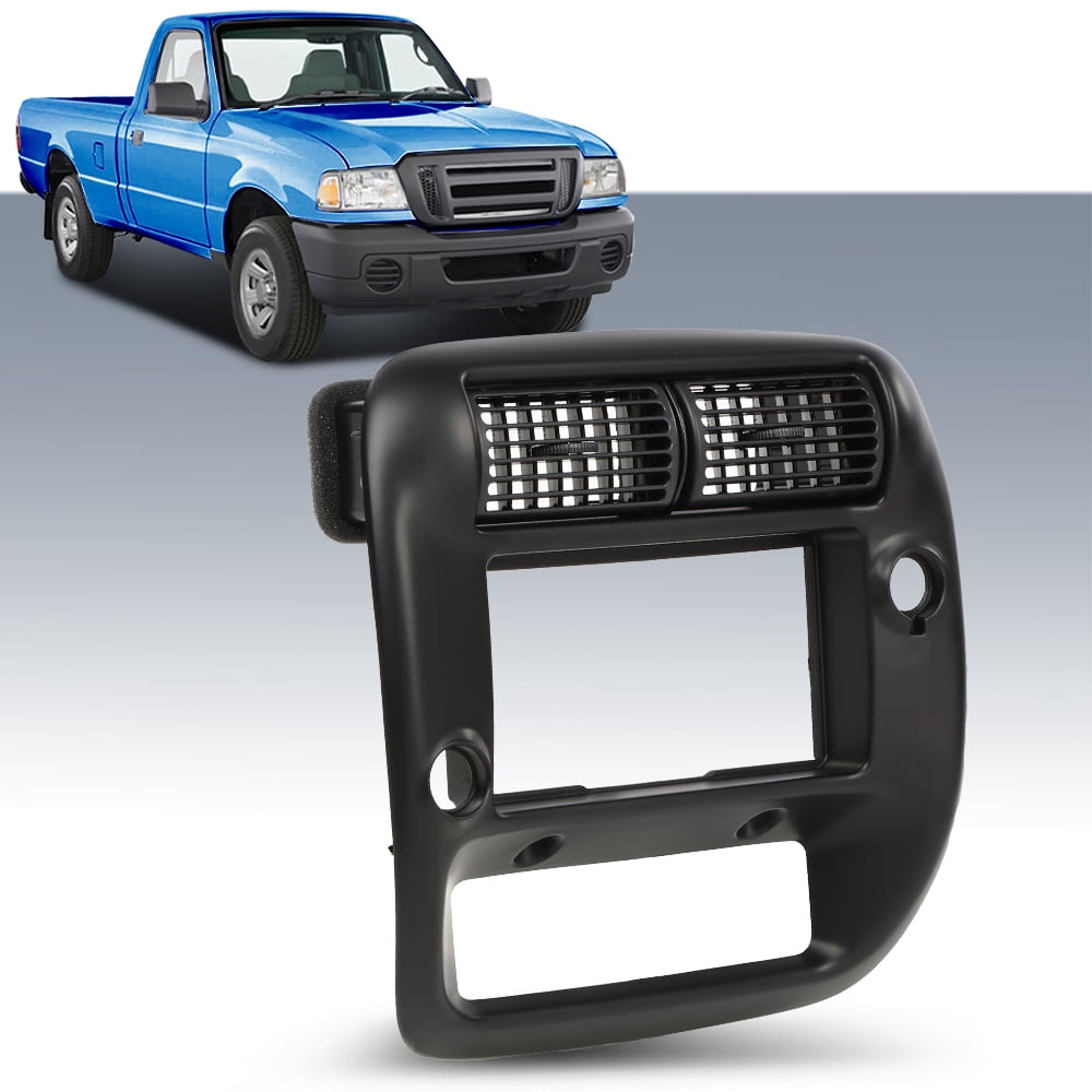Center Dashboard Radio Panel AC Heater Vent Trim Black Fit for Ford Ranger 1997-2006/ Fit Ford Explorer 1997-2001