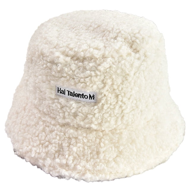 Chapeau Cloche Chaud pour Femmes Chapeaux Seau d'Hiver Unis
