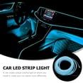 thumbnail image 2 of 1pc Vehicle Atmosphere Lamp Car Interior Ambient Light Modified Light Strip, 2 of 8