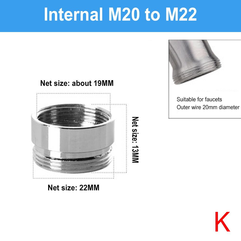 Faucet Adapter Kit Brass Aerator Adapter Set Male / Female Faucet