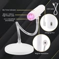 thumbnail image 3 of Gooseneck Gel Nail Lamp, 9W 360 Degree Rotatable USB Rechargeable LED Gel Nail Light, Fast Curing Manicure Dryer with 60S Timer for Home and Nail Salon DIY Use, 3 of 7