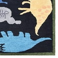 thumbnail image 5 of Rugsotic Carpets Hand Tufted, Kids Wool Area Rug, Black, 5'x8', 5 of 5