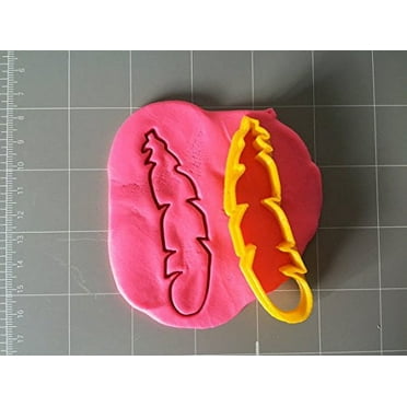 Feather Cookie Cutter- Fast Shipping - Sharp Edges - Exceptional Quality