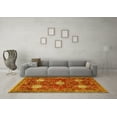 thumbnail image 3 of Ahgly Company Indoor Rectangle Persian Yellow Traditional Area Rugs, 2' x 4', 3 of 4