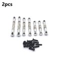 thumbnail image 2 of RC CARRAS PLATOS PROFESORES DE ACCESORIO METAL DE METAL PRÁCTICO LINCHOS SERVO REEMPLAZO DE REEMPLACIÓN DEL KIT DE ACCIONES PARA BG1513 SILVER 1 SET Inevent FN001478-03, 2 of 7