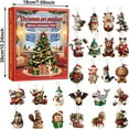 thumbnail image 3 of Pet Lover Advent Calendar 2025, 24 Days Christmas Countdown with Hand-Painted Animal Ornaments, Holiday Decor for Pet Owners, 3 of 7